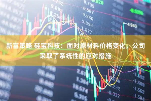 新富策略 硅宝科技：面对原材料价格变化，公司采取了系统性的应对措施